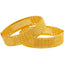 22K Yellow Gold Adjustable Bangle Set of 2 (54.8gm)