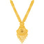 22K Yellow Gold Bridal Necklace & Earring Set (91 grams)