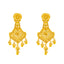 22K Yellow Gold Bridal Necklace & Earring Set (91 grams)