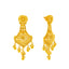 22K Yellow Gold Bridal Necklace & Earring Set (91 grams)