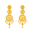 22K Yellow Gold Bridal Necklace & Earring Set (104.8 grams)