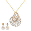 18K Rose Gold & 1.52 ct Necklace Set (11.96 grams)
