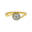 18K Yellow Gold & 0.48 ct Diamond Ring (2.4 grams)