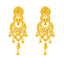 22K Yellow Gold Filigree Necklace Set (63.3gm)