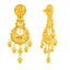22K Yellow Gold Filigree Necklace Set (78.6gm)