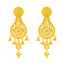 22K Yellow Gold Filigree Necklace Set (56.8gm)