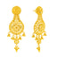 22K Yellow Gold Filigree Necklace Set (56.8gm)
