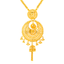 22K Yellow Gold Filigree Necklace Set (69.4gm)