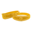 22K Yellow Gold Artisanal Bangle Set of 2 (43.7gm)