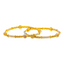 22K Yellow Gold Meenakari Bangle Set of 2 (24.2gm)
