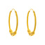 22K Yellow Gold Hoop Earrings (5.2gm)