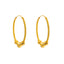 22K Yellow Gold Hoop Earrings (5.1gm)