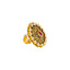 22K Antique Gold, Kundan & Ruby Cocktail Ring (11.6gm)