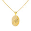 22K Yellow Gold 20 inch Pendant Necklace (12.7gm)