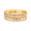 22K Yellow & White Gold Bangle Set of 2 in Size 2.6 (42.1 gm)