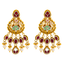 22K Yellow Gold Kundan Necklace Set (93.9 grams)