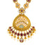 22K Yellow Gold Kundan Necklace Set (93.9 grams)