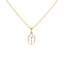 18K Rose Gold Pendant Necklace Set w/ 0.29 Carat Diamonds (4.85gm)