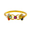 22K Yellow Gold & 0.04 Carat Diamond Ring in Size 6 (1.8gm)