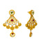 22K Yellow Gold, Emerald, Ruby, & CZ Necklace Set (89.1gm)
