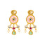 22K Yellow Gold, Emerald, Ruby, Pearls & CZ Choker Necklace Set (68.5gm)