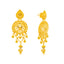 22K Yellow Gold & Beaded Filigree Necklace Set (66.1gm)
