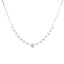 18K Rose Gold & 0.73ct Diamond Necklace (7.55gm)