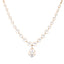 18K Rose Gold & 0.21ct Diamond Necklace (8.79gm)