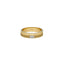 18K Yellow Gold & 0.08ct Diamond Band (7.7gm)