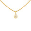 22K Yellow Gold & CZ Pendant Necklace (2.1gm)