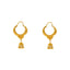 22K Yellow Gold Jhumka Hoop Earrings (9.6gm)