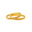 22K Yellow Gold Bangle Set of 2 (41.8gm)