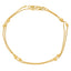 22K Yellow Gold Beaded Anklet Set (8.6gm)