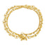 22K Yellow Gold Beaded Anklet Set (17.8gm)