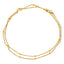 22K Yellow Gold Beaded Anklet Set (6.6gm)