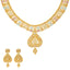 22K Yellow Gold Antique Necklace Set (58.4gm)