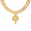 22K Yellow Gold Antique Necklace Set (58.4gm)
