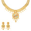 22K Yellow Gold Antique Necklace Set (47.8gm)