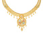 22K Yellow Gold Antique Necklace Set (47.8gm)