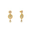 22K Yellow Gold Antique Necklace Set (40.9gm)