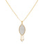 22K Multi-Tone Gold Pendant Set (10.3gm)