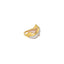 22K Multi-Tone Gold Ring (4.9gm)