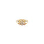 22K Multi-Tone Gold Beaded Ring (3.2gm)