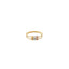 22K Multi-Tone Gold Beaded Ring (1.8gm)