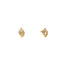 22K Yellow Gold & CZ Fancy Pendant Set (7gm)