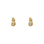 22K Yellow Gold & CZ Fancy Pendant Set (9gm)