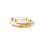 Kid's 22K Multi-Tone Gold Beaded Bangle Set of 2 (7.6gm)