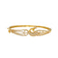 22K Yellow Gold & CZ Peacock Bangle (8.6gm)