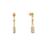 22K Yellow & White Gold Beaded Heart Necklace Set (14.2gm)