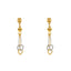22K Yellow & White Gold Beaded Heart Necklace Set (14.6gm)